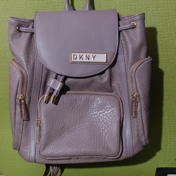 DKNY Lavender Textured Backpack